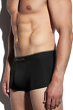 SALIGIA Black Greek 140s Cotton Olive Trunk - BANG & STRIKE (view 5)
