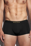SALIGIA Black Greek 140s Cotton Olive Trunk - BANG & STRIKE (view 6)
