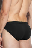 SALIGIA Black Greek 140s Cotton Olive Sport Brief - BANG & STRIKE (view 4)