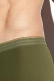 SALIGIA Green Greek 140s Cotton Olive Trunk - BANG & STRIKE (view 6)