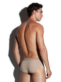 SALIGIA Brown Greek Lyocell Acanthus Brief - BANG & STRIKE (view 3)