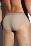 SALIGIA Brown Greek Lyocell Acanthus Brief - BANG & STRIKE (view 6)