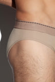 SALIGIA Brown Greek Lyocell Acanthus Brief - BANG & STRIKE (view 8)