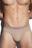 SALIGIA Brown Greek Lyocell Acanthus Brief - BANG & STRIKE (view 9)