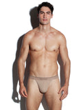 SALIGIA Brown Greek Lyocell Acanthus Sport Brief - BANG & STRIKE