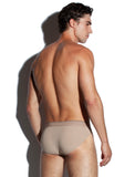 SALIGIA Brown Greek Lyocell Acanthus Sport Brief - BANG & STRIKE (view 3)