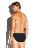 SALIGIA Black Greek Modal Column Sport Brief - BANG & STRIKE (view 3)