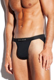 SALIGIA Black Greek Modal Column Sport Brief - BANG & STRIKE (view 4)