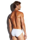 SALIGIA White Greek Modal Column Sport Brief - BANG & STRIKE (view 2)