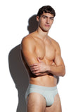 SALIGIA Grey Greek Lyocell Acanthus Brief - BANG & STRIKE (view 2)