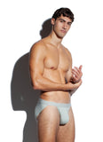 SALIGIA Grey Greek Lyocell Acanthus Sport Brief - BANG & STRIKE (view 2)