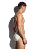 SALIGIA Yellow Greek Lyocell Acanthus Sport Brief - BANG & STRIKE (view 3)