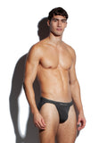 SALIGIA Black Greek Lyocell Acanthus Sport Brief - BANG & STRIKE (view 2)