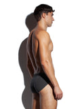 SALIGIA Black Greek Lyocell Acanthus Sport Brief - BANG & STRIKE (view 3)