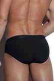 SALIGIA Black Greek Modal Wheat Brief - BANG & STRIKE (view 4)