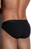 SALIGIA Black Greek Modal Laurel Sport Brief - BANG & STRIKE (view 4)