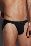 SALIGIA Black Greek Modal Laurel Sport Brief - BANG & STRIKE (view 5)