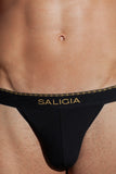 SALIGIA Black Greek Modal Laurel Sport Brief - BANG & STRIKE (view 7)