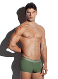 SALIGIA Green Nylon Anaerobic Club Trunk - BANG & STRIKE (view 2)