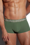 SALIGIA Green Nylon Anaerobic Club Trunk - BANG & STRIKE (view 5)