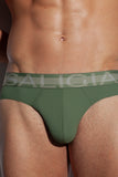 SALIGIA Green Nylon Anaerobic Club Brief - BANG & STRIKE (view 6)