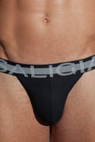 SALIGIA Black Nylon Anaerobic Club Sport Brief - BANG & STRIKE (view 5)