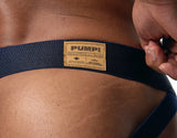 PUMP! Washed Denim Indigo Blue Jockstrap - BANG & STRIKE (view 8)