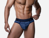 PUMP! Washed Denim Indigo Thong - BANG & STRIKE