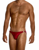 Modus Vivendi Prince Albert Red Low Cut Swim Brief - BANG & STRIKE (view 2)