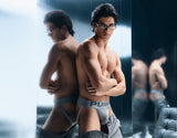 PUMP! Grey Rib JockStrap - BANG & STRIKE (view 9)