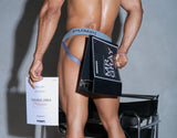 PUMP! Grey Rib JockStrap - BANG & STRIKE (view 8)