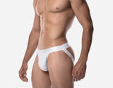 PUMP! Whisper White Jock Strap - BANG & STRIKE (view 4)