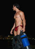 Modus Vivendi Prince Albert Red Low Cut Swim Brief - BANG & STRIKE