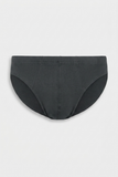 STRIKE PRO Core Cotton Slip Brief in Graphite grey, front product shot