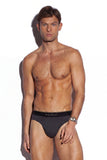SALIGIA Black Classic Striped Brief