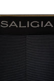 SALIGIA Black Modal Classic Striped Trunk