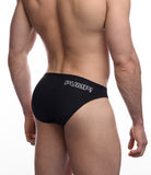 PUMP! Black Water Cheekies Swim Brief - BANG & STRIKE
