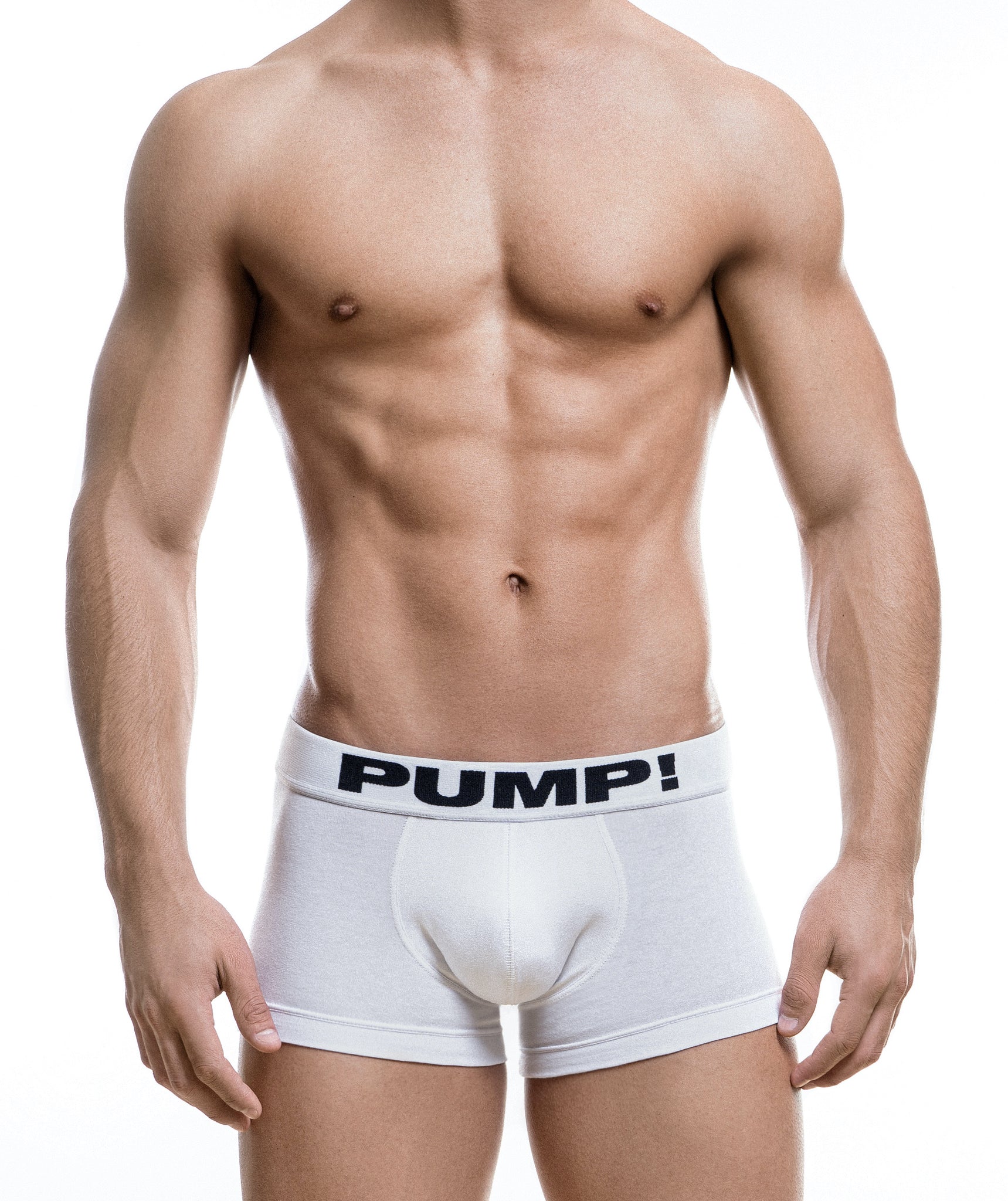 PUMP! Classic White Boxer - BANG & STRIKE
