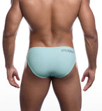 PUMP! Retro Teal Water Cheekies Swim Brief - BANG & STRIKE